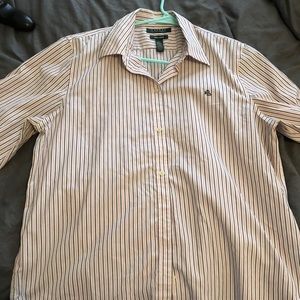 Lauren Ralph Lauren Pin Stripe L/S